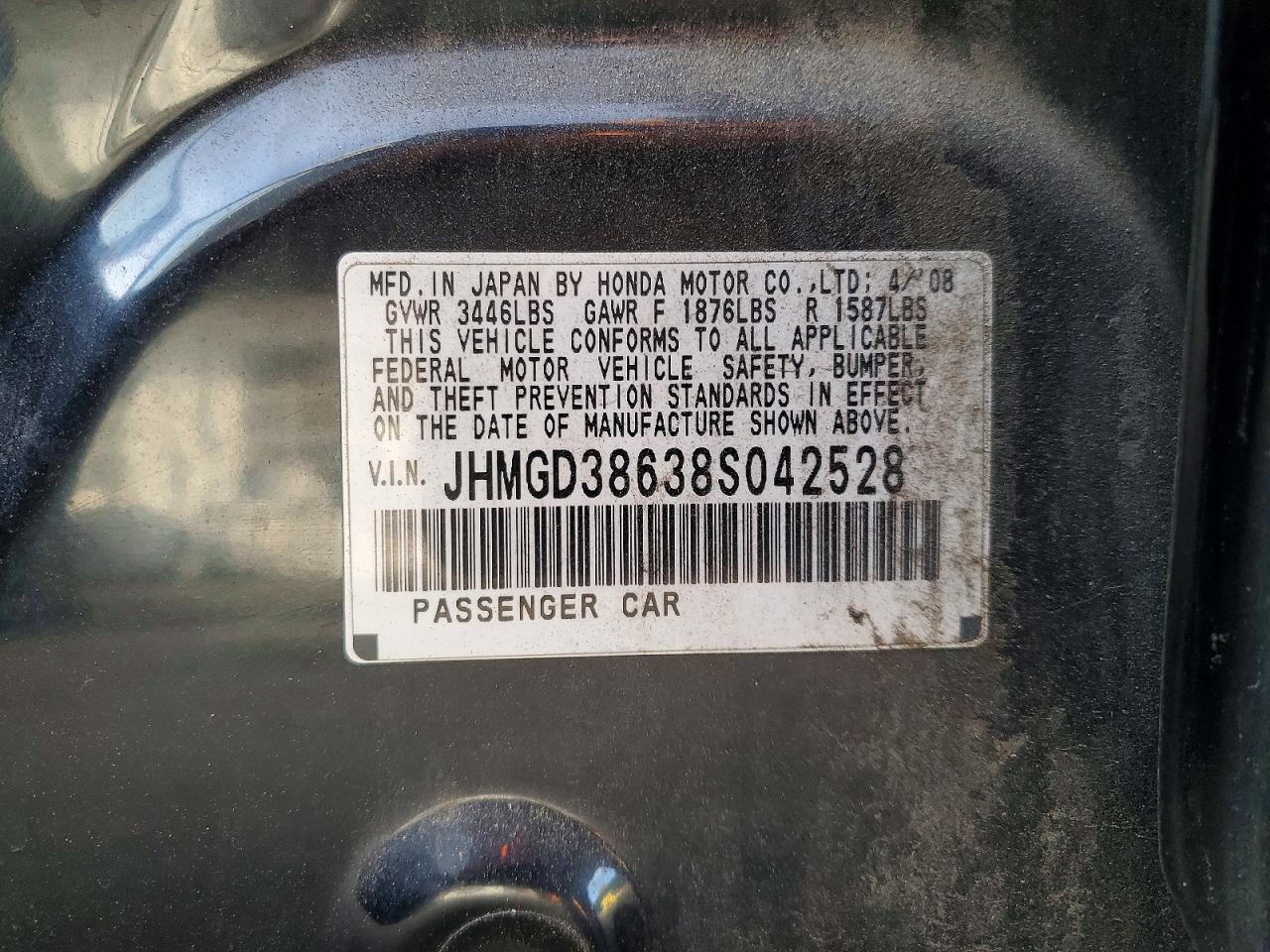 2008 Honda Fit Sport