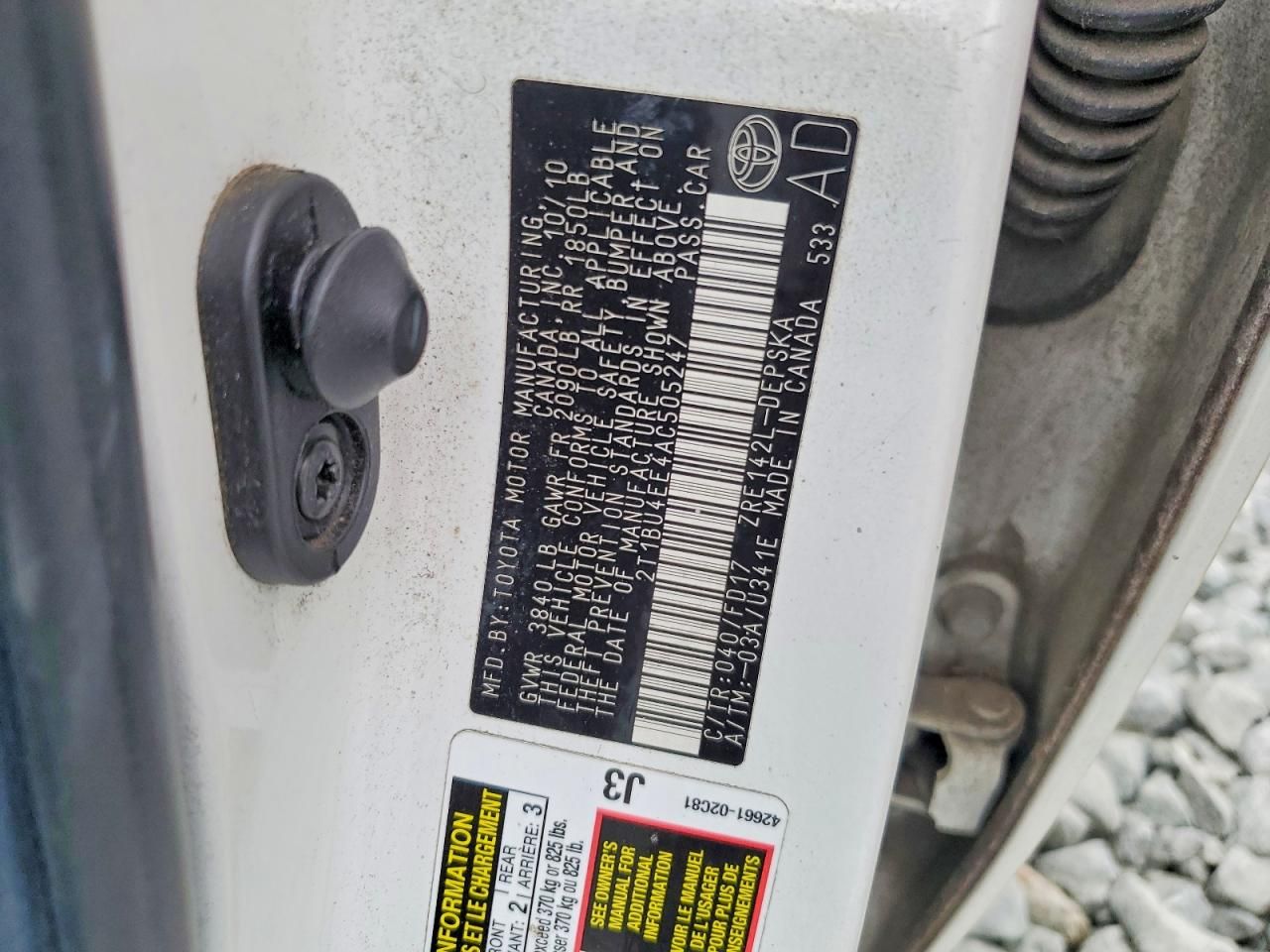 2010 Toyota Corolla Base