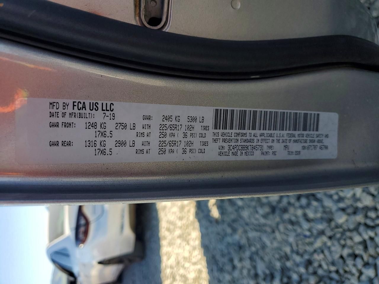 2019 Dodge Journey se