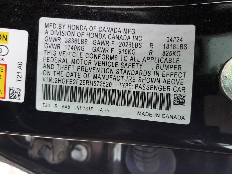 2024 Honda Civic lx