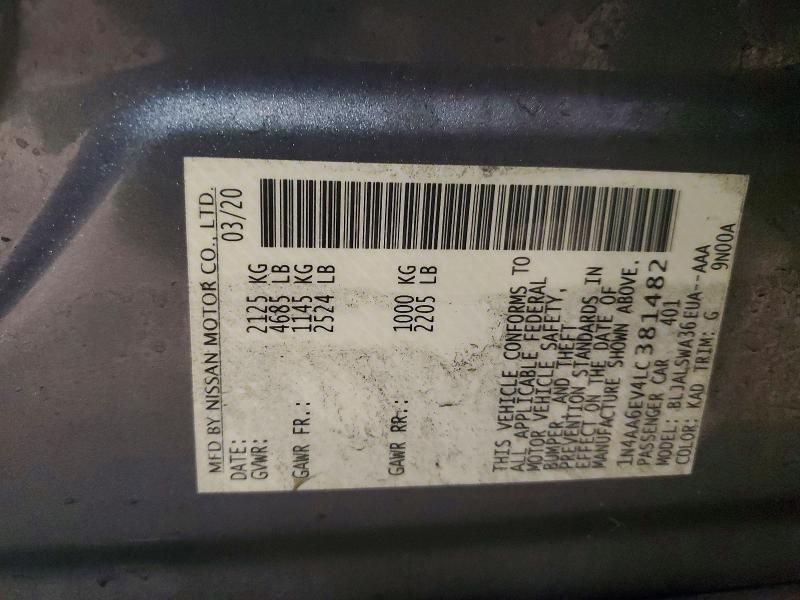 2020 Nissan Maxima sr