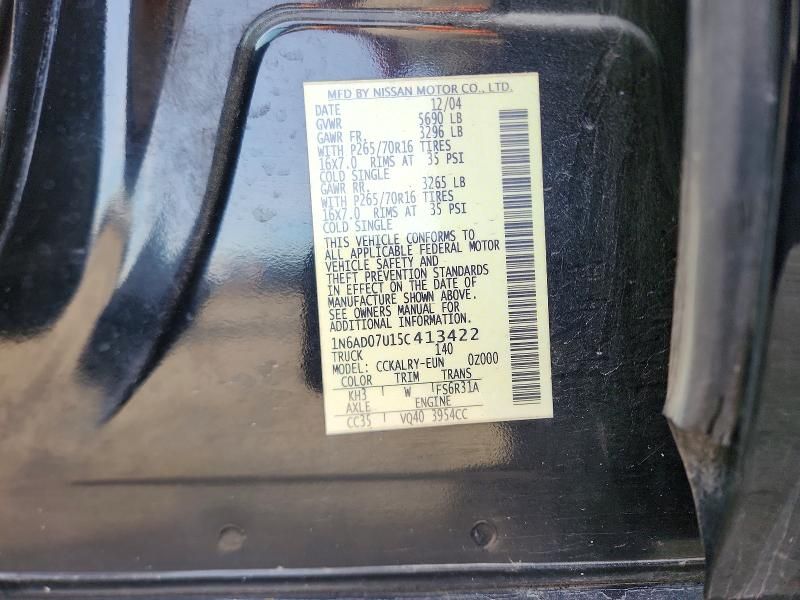 2005 Nissan Frontier Crew Cab LE