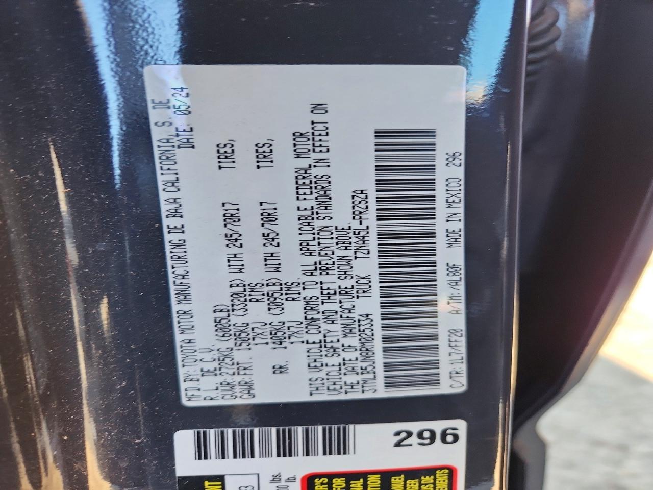 2024 Toyota Tacoma SR5