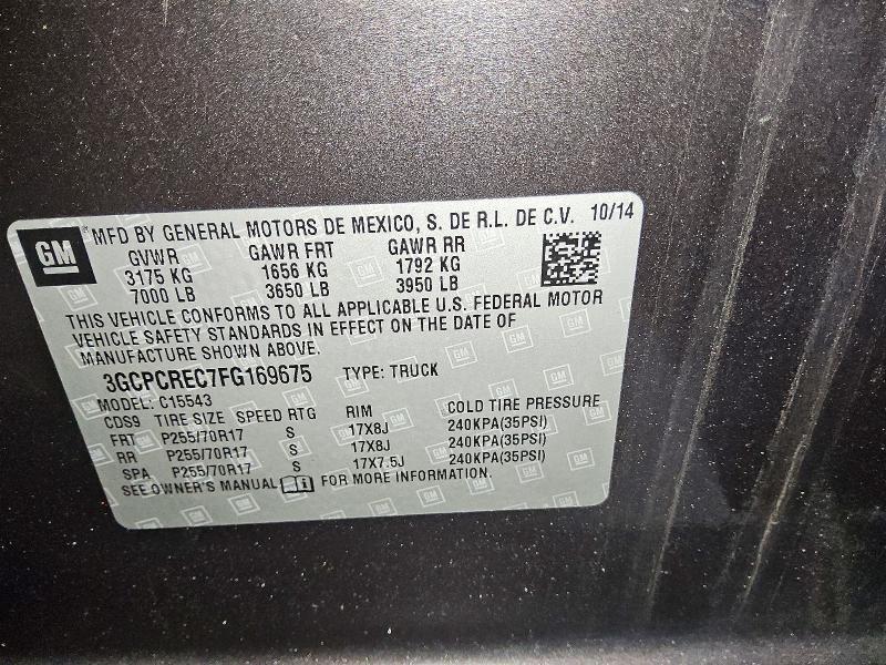 2015 Chevrolet Silverado C1500 LT