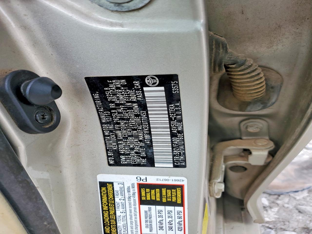 2014 Toyota Camry l