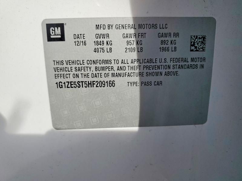 2017 Chevrolet Malibu lt