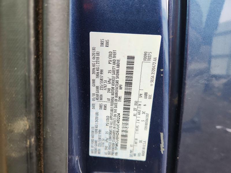 2018 Ford Escape sel