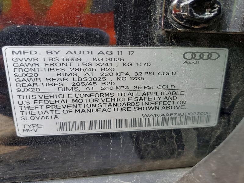 2018 Audi Q7 Prestige