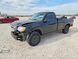 Salvage cars for sale from Copart New Braunfels, TX: 2005 Toyota Tundra Base
