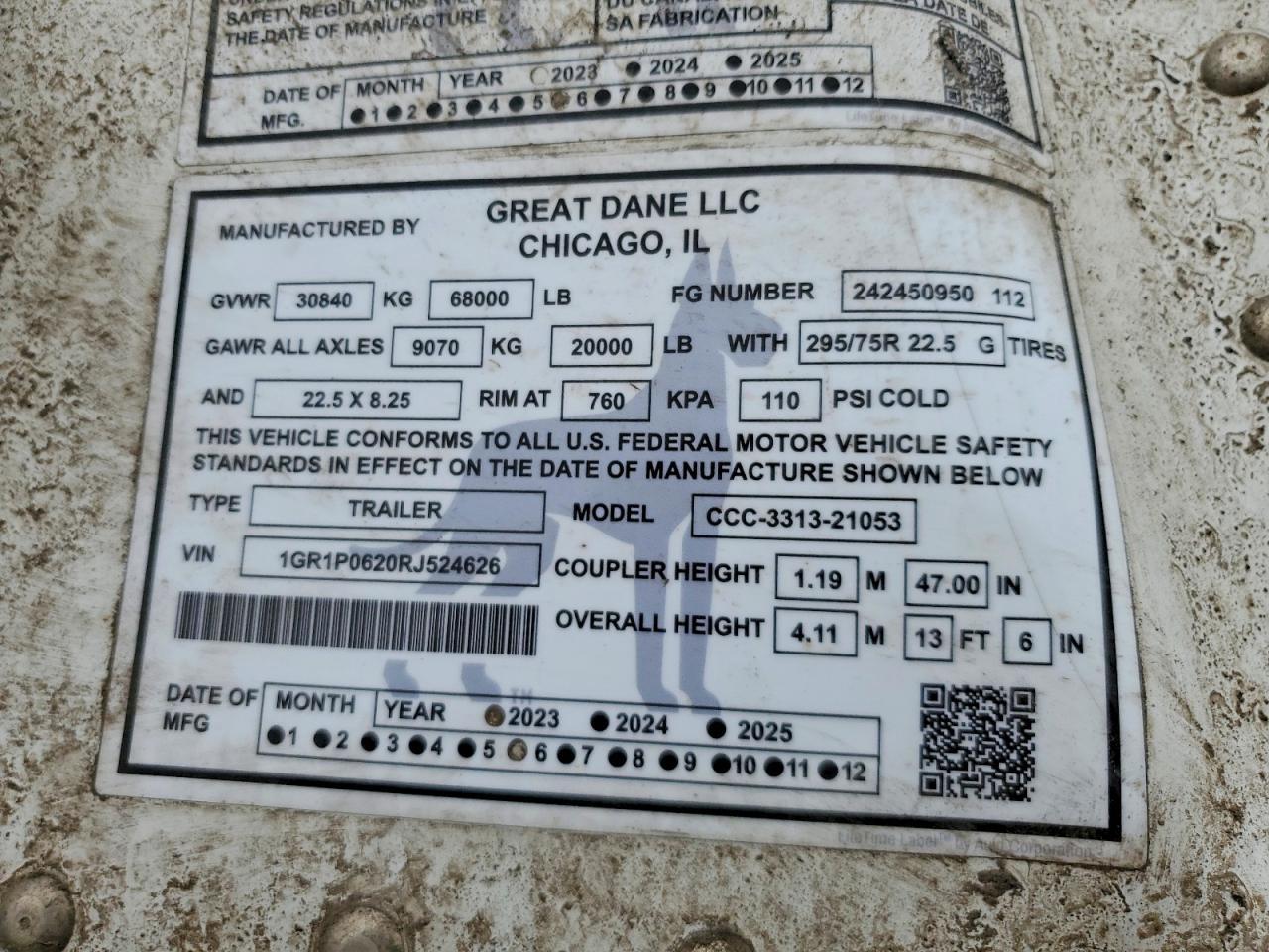 2024 Great Dane TL-DRY Van Trailer