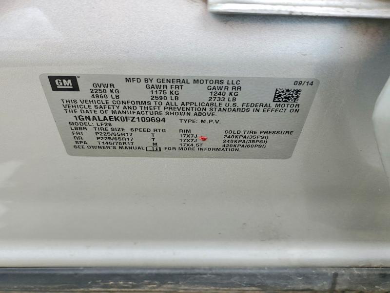 2015 Chevrolet Equinox ls