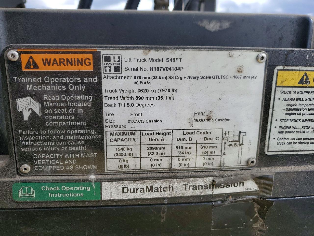 2016 Hyster 2016 Hyst Forklift-Forklift