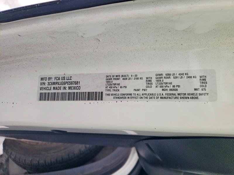2023 Dodge RAM Promaster 3500 3500 High