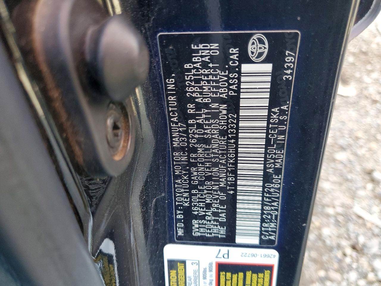 2017 Toyota Camry se