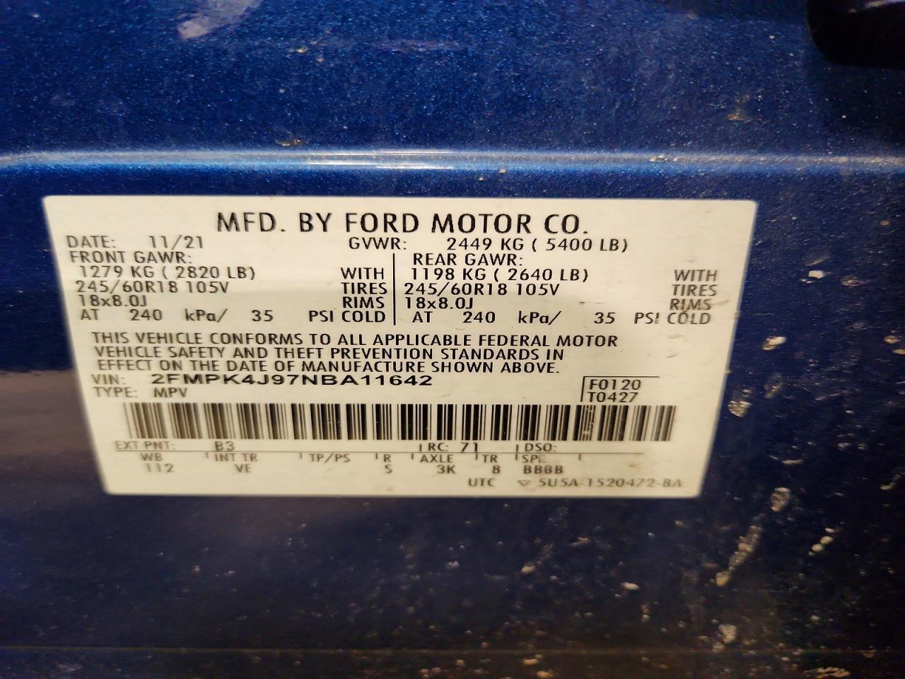 2022 Ford Edge sel