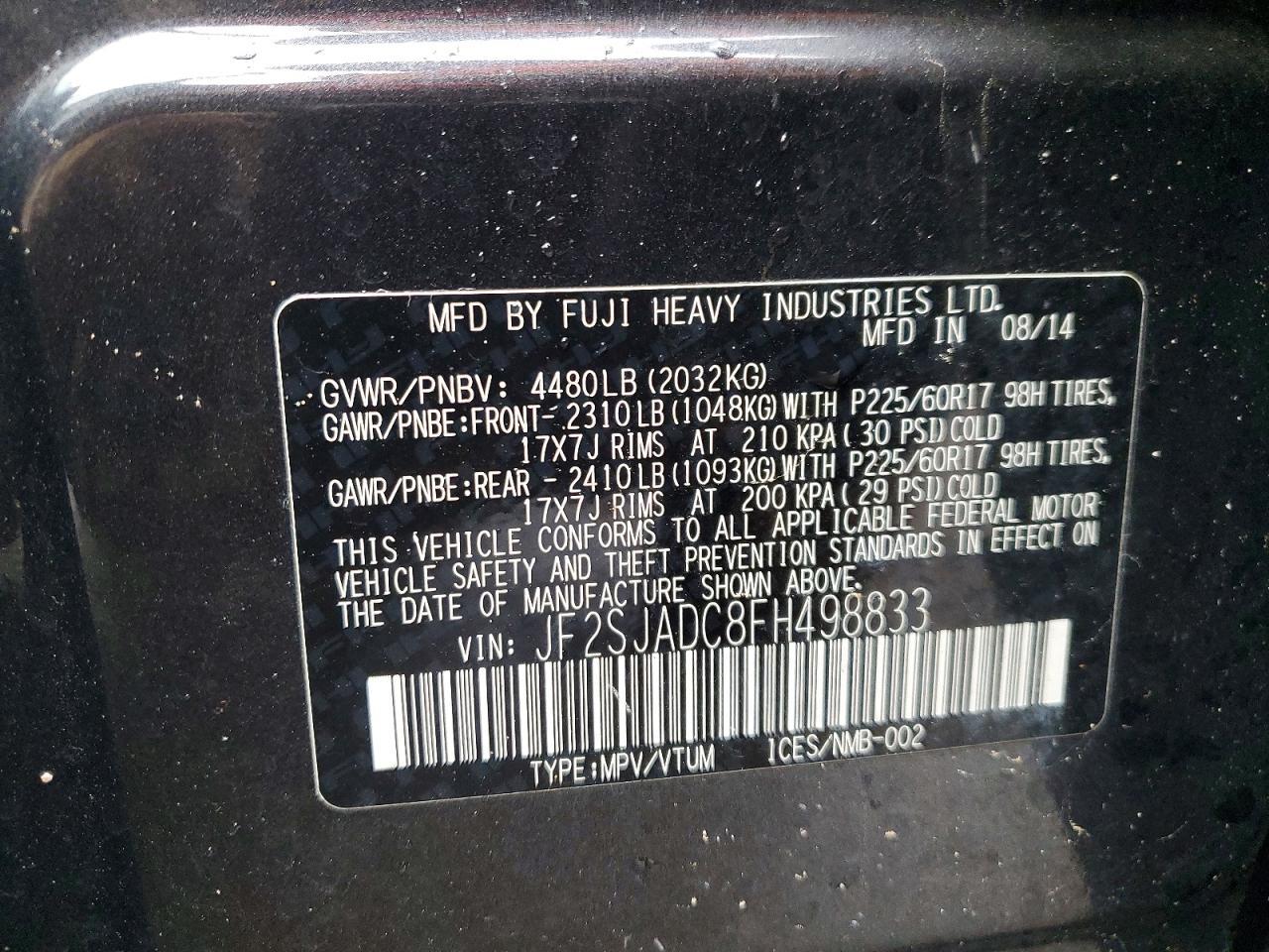 2015 Subaru Forester 2.5i Premium