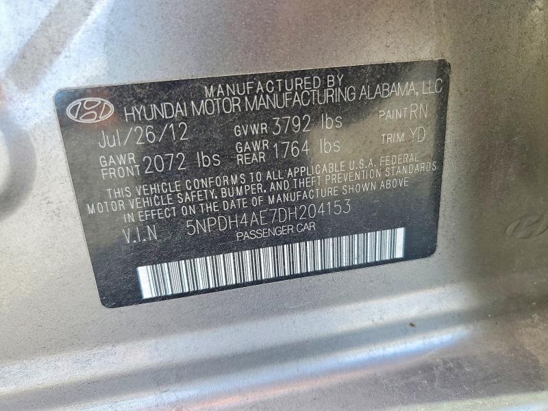2013 Hyundai Elantra gls