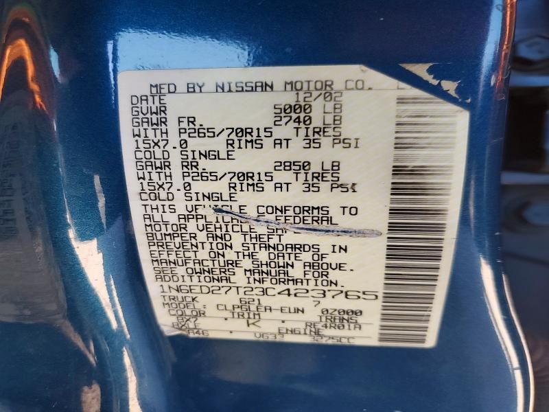 2003 Nissan Frontier XE-V6