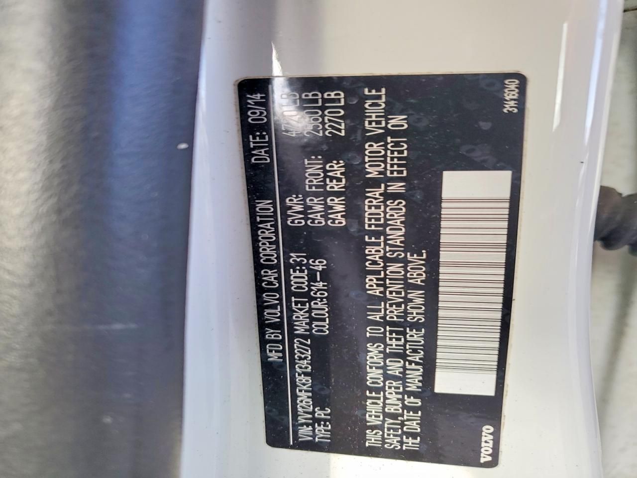 2015 Volvo S60 Premier