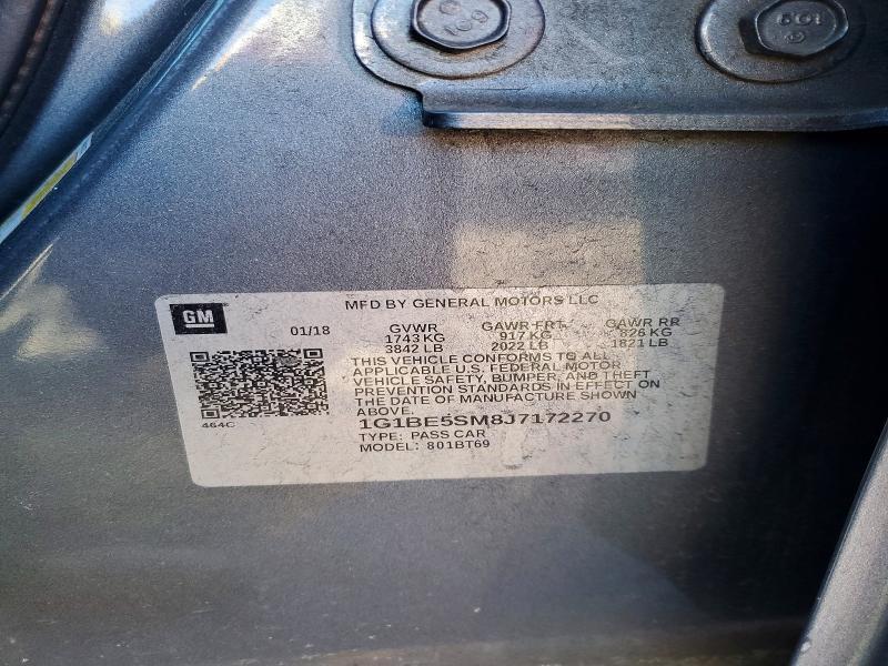 2018 Chevrolet Cruze lt