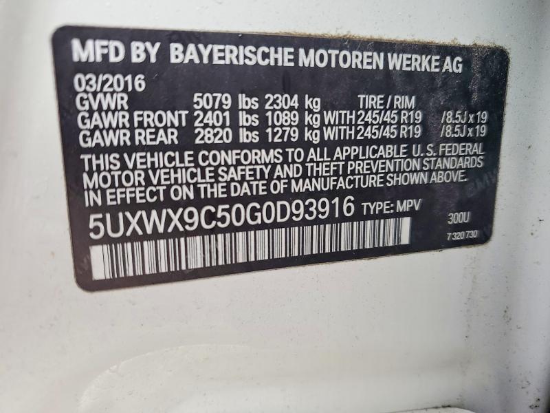 2016 BMW X3 Xdrive28i
