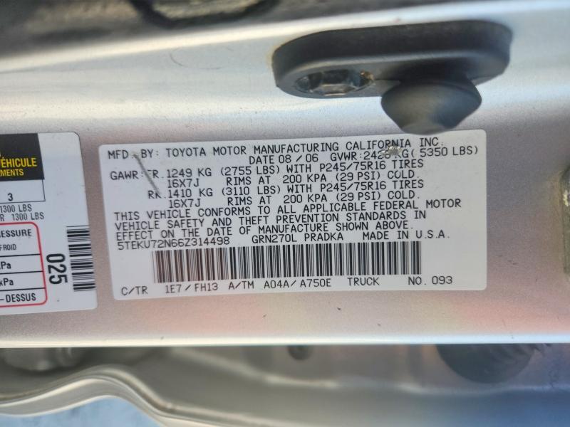 2006 Toyota Tacoma Prerunner V6