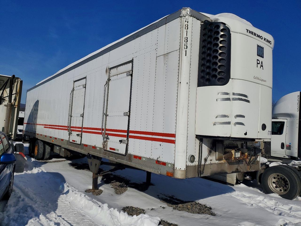 2012 Utility VS2RA Refrigerated Van Trailer