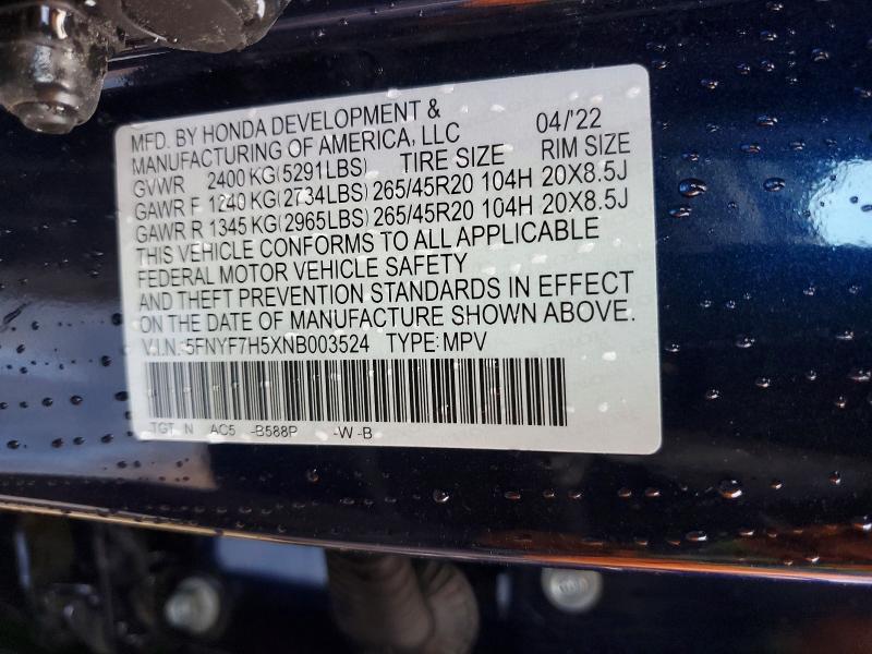 2022 Honda Passport exl