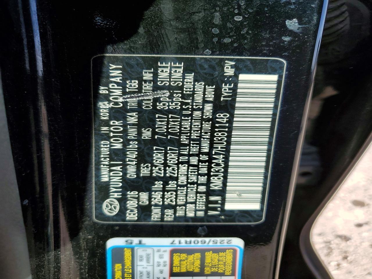 2017 Hyundai Tucson se