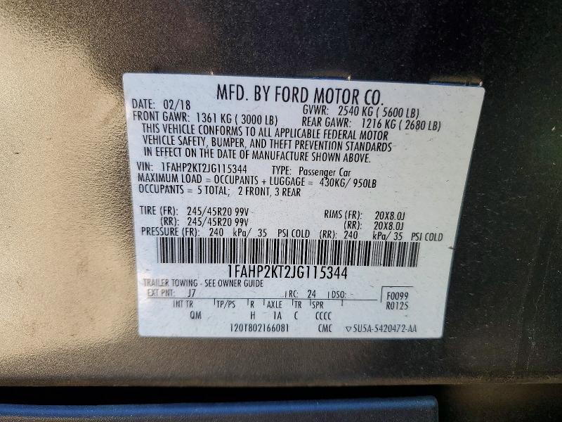 2018 Ford Taurus sho