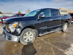 Nissan salvage cars for sale: 2018 Nissan Titan s