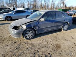 Salvage cars for sale from Copart Baltimore, MD: 2003 Honda Civic lx