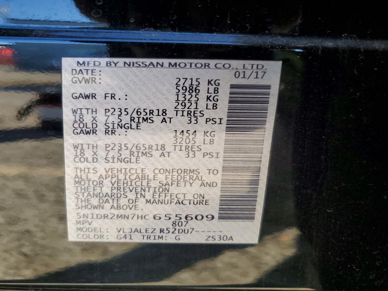 2017 Niss Pathfinder