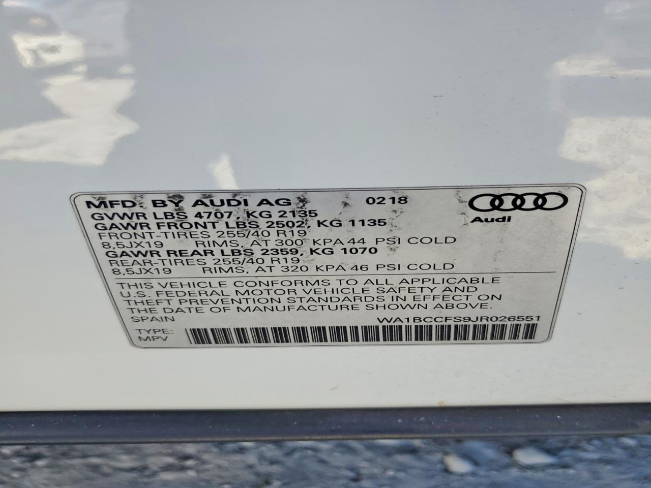 2018 Audi Q3 Premium
