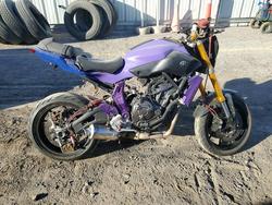 Salvage motorcycles for sale at Wichita, KS auction: 2017 Yama FZ07A
