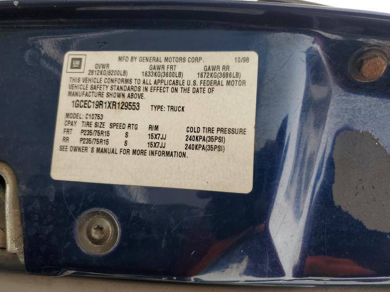 1999 Chevrolet Gmt-400 C1500