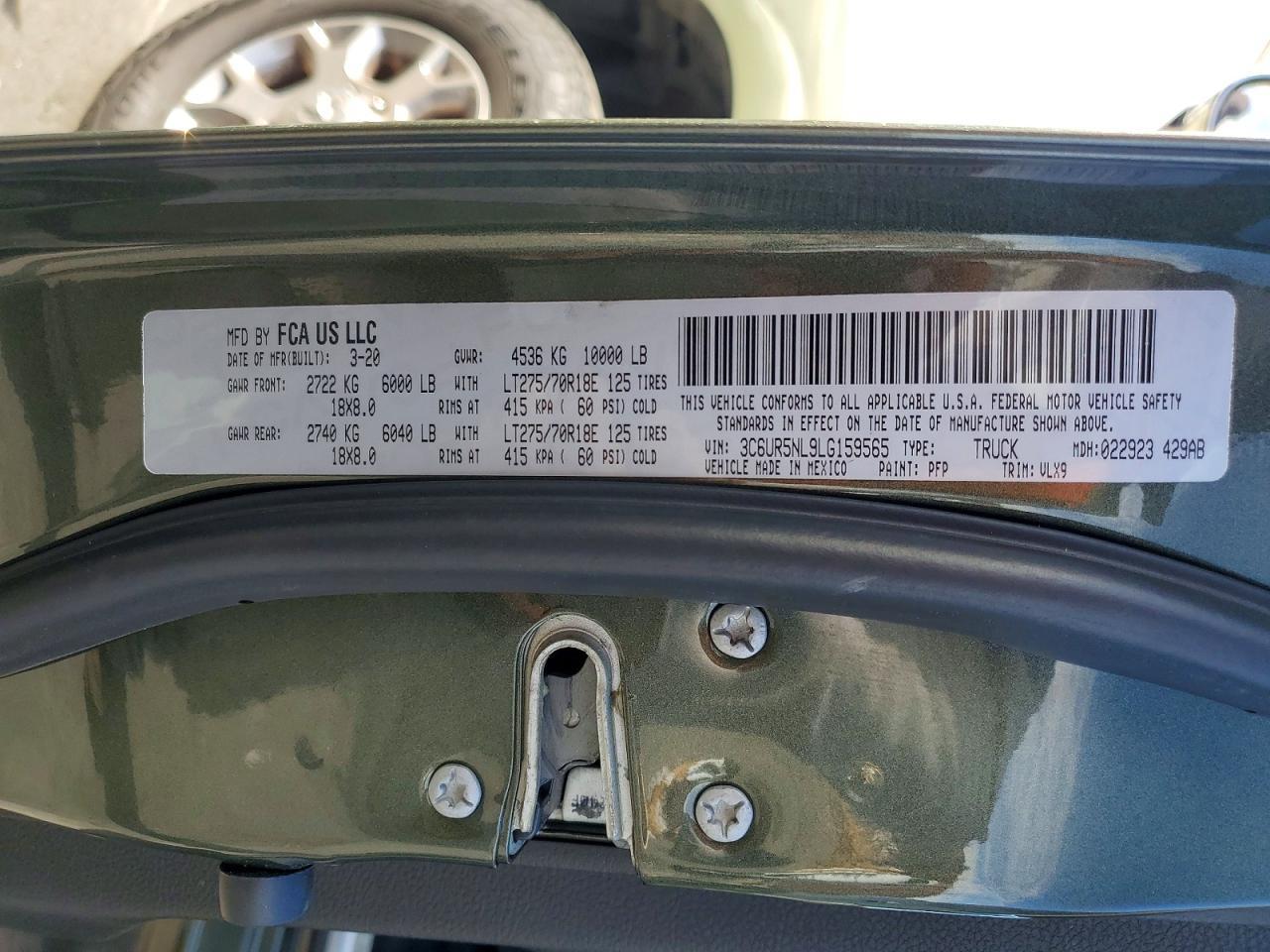 2020 Dodge 2500 Laramie