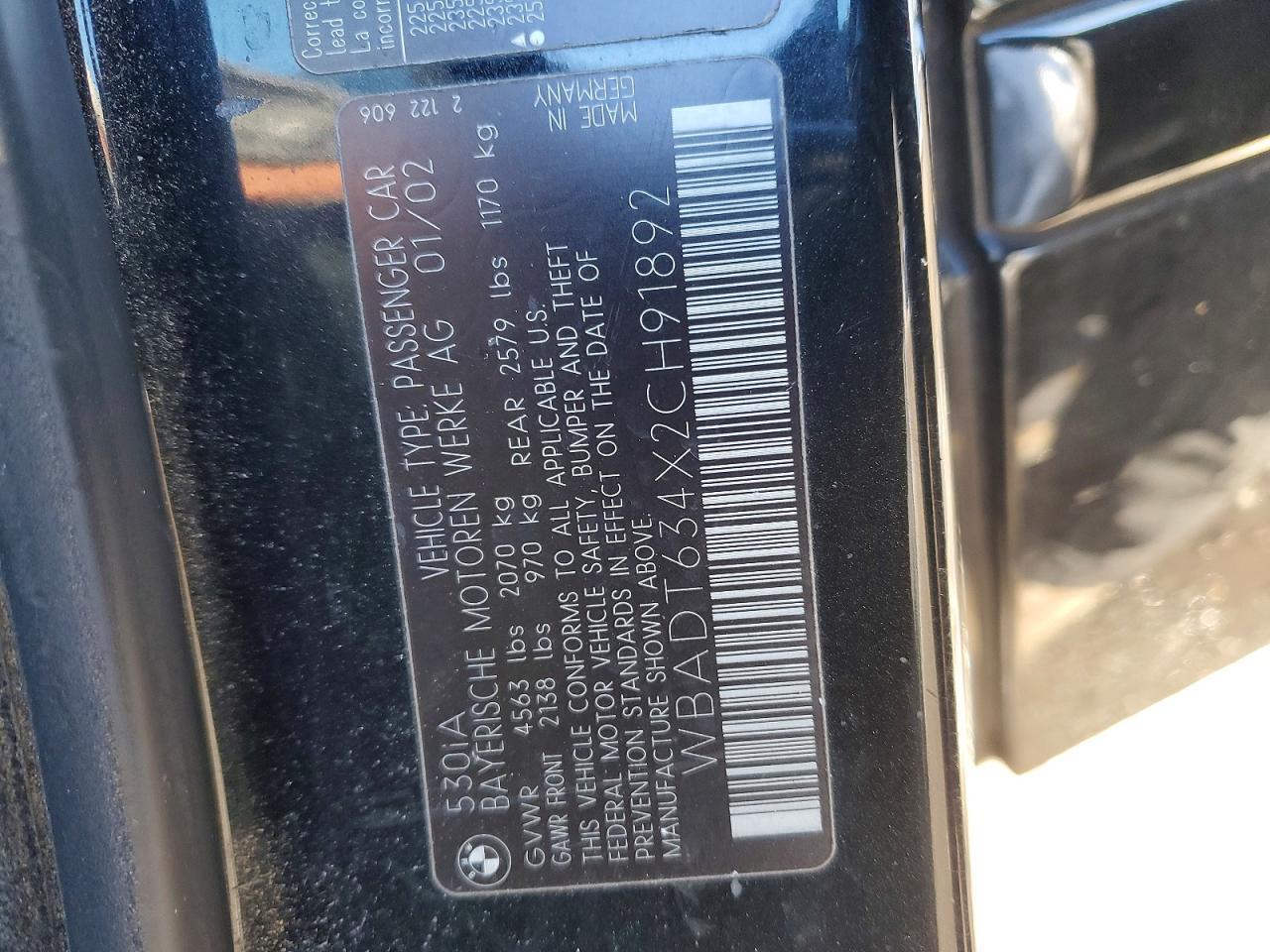 2002 BMW 530 i Automatic