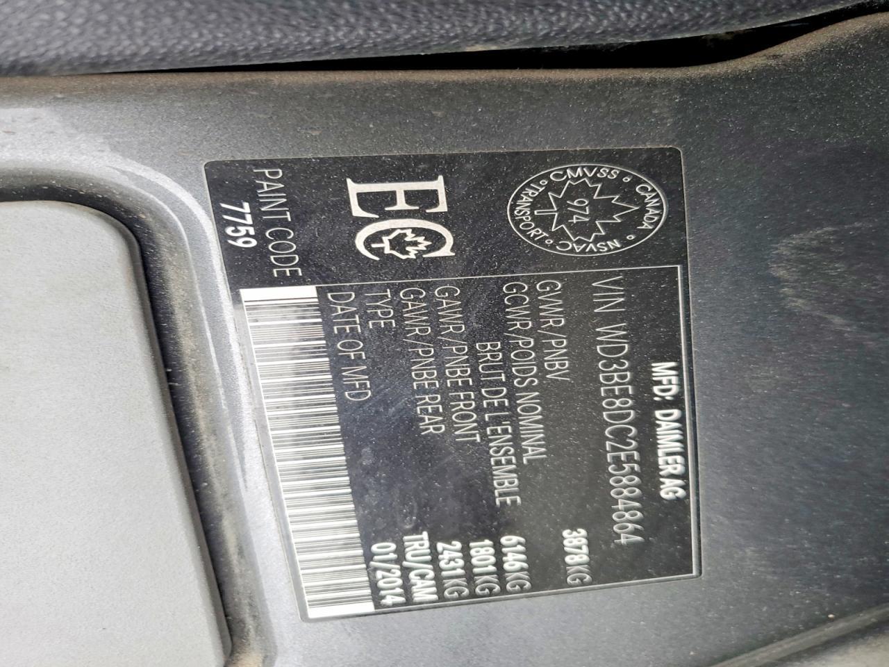 2014 Mercedes-Benz Sprinter 2500