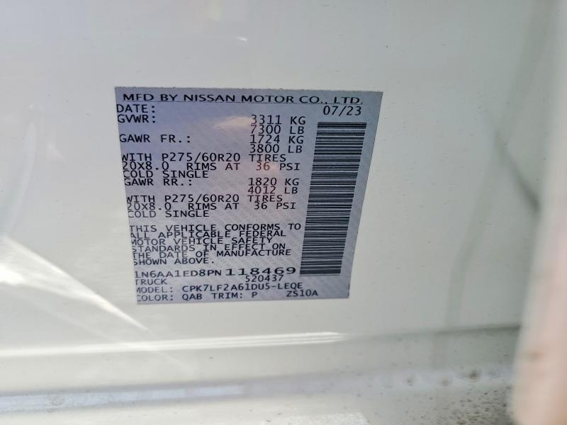 2023 Nissan Titan Platinum Reserve