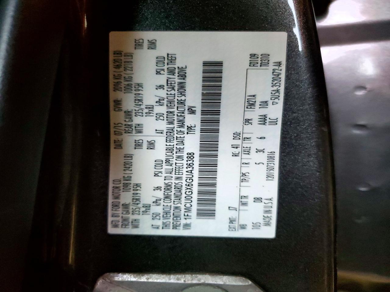 2016 Ford Escape se