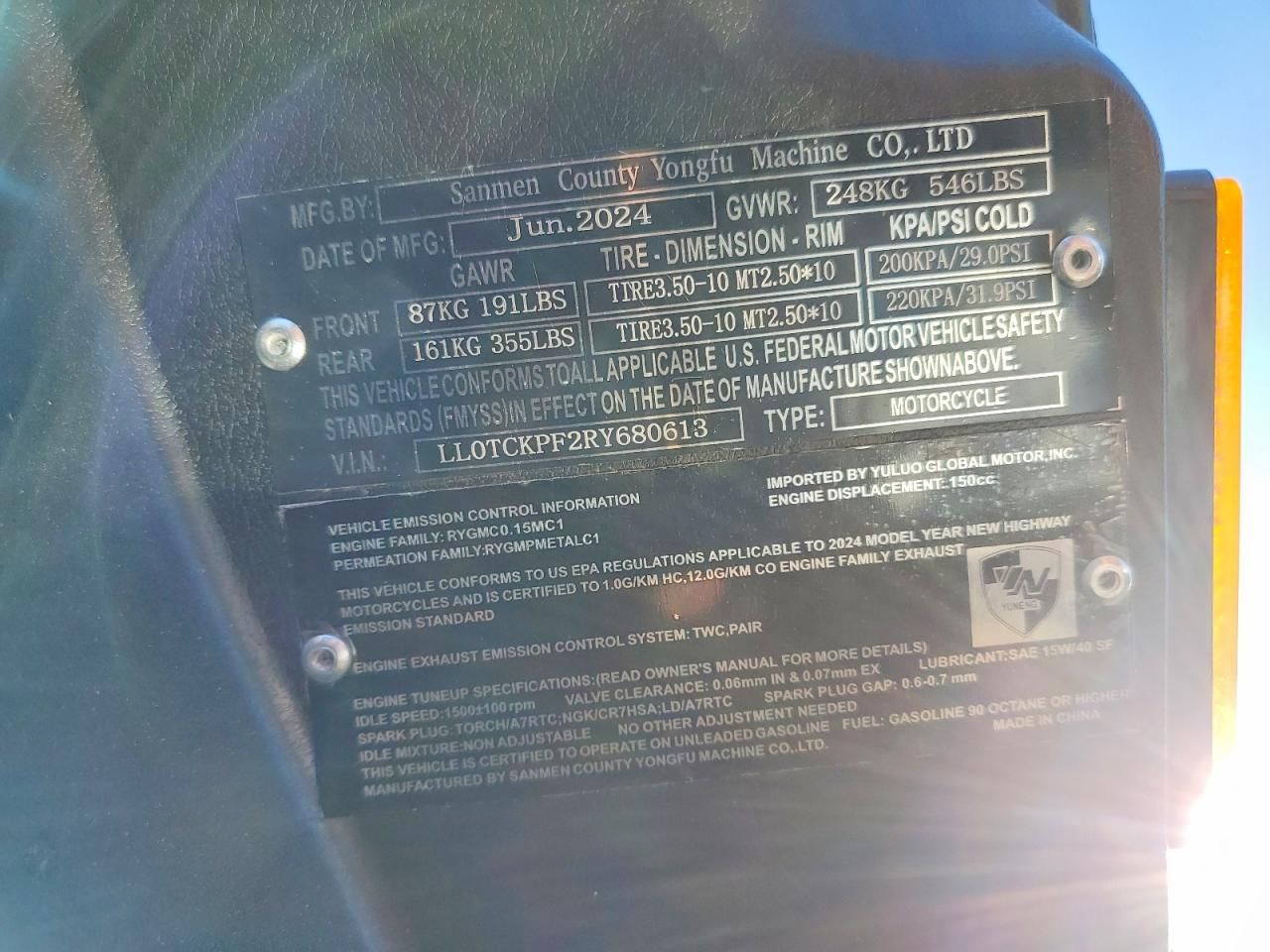 2024 Other Motorcycle Moped