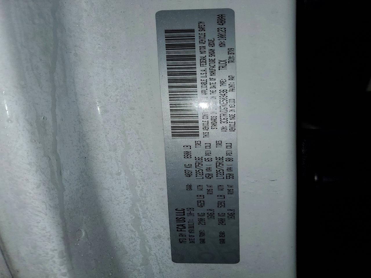 2019 Dodge Ram Promaster 2500 Delivery van