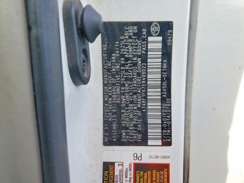 2014 Toyota Camry l