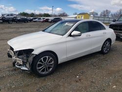 Mercedes-Benz C-class Vehiculos salvage en venta: 2017 Mercedes-Benz C 300 4matic