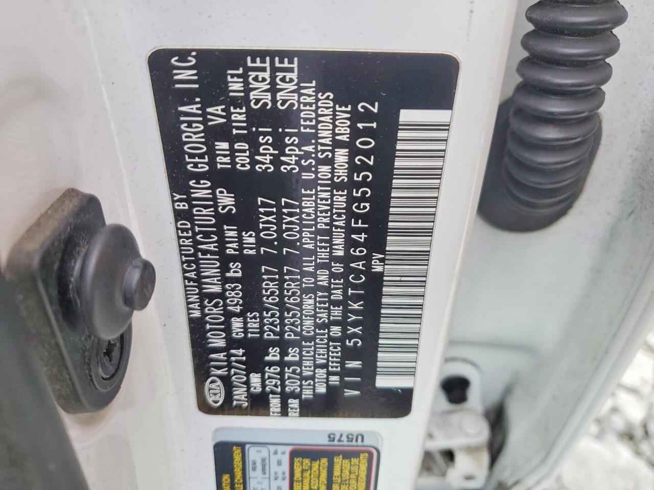 2015 KIA Sorento lx