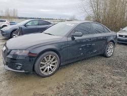 Audi salvage cars for sale: 2011 Audi A4 Premium