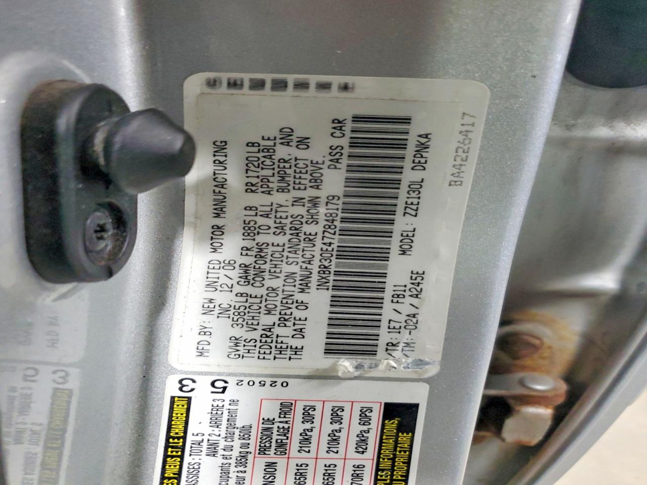 2007 Toyota Corolla ce