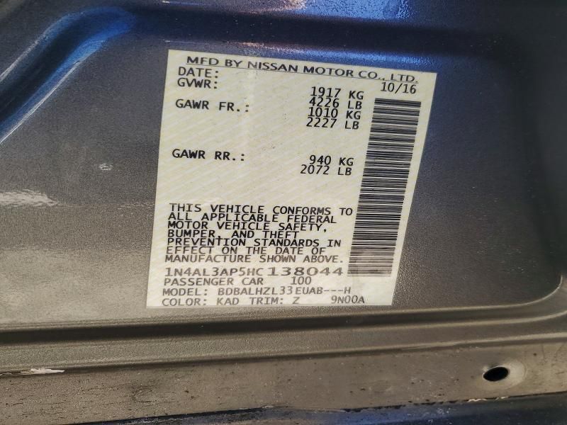 2017 Nissan Altima 2.5