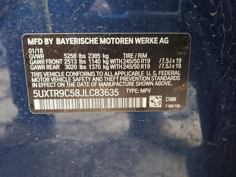 2018 BMW X3 Xdrive30i